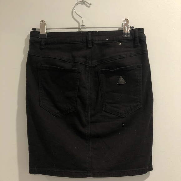abrand black denim skirt - Picture 2 of 3
